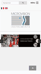 Mobile Screenshot of microvision.fr