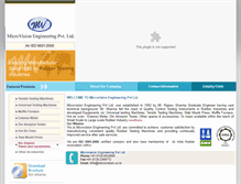 Tablet Screenshot of microvision.co.in