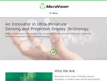 Tablet Screenshot of microvision.com